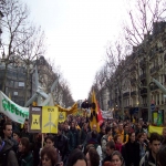 Manifestation contre le nuclaire  Paris le 17 janvier 2003 photo n57 